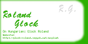 roland glock business card